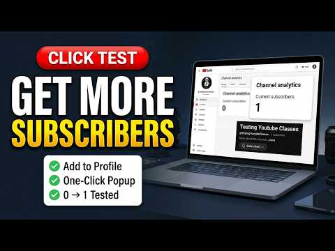The Click Test article image: Does the YouTube Auto-Subscribe Link Work?