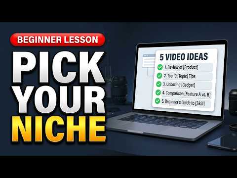 The Click Test article image: How to Find a YouTube Niche and Plan Your First Videos