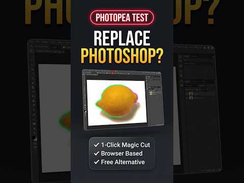 The Click Test article image: Can Photopea Replace Photoshop for Simple Background Removal?